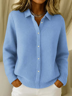 Nina | Knitted Sweater with Collar