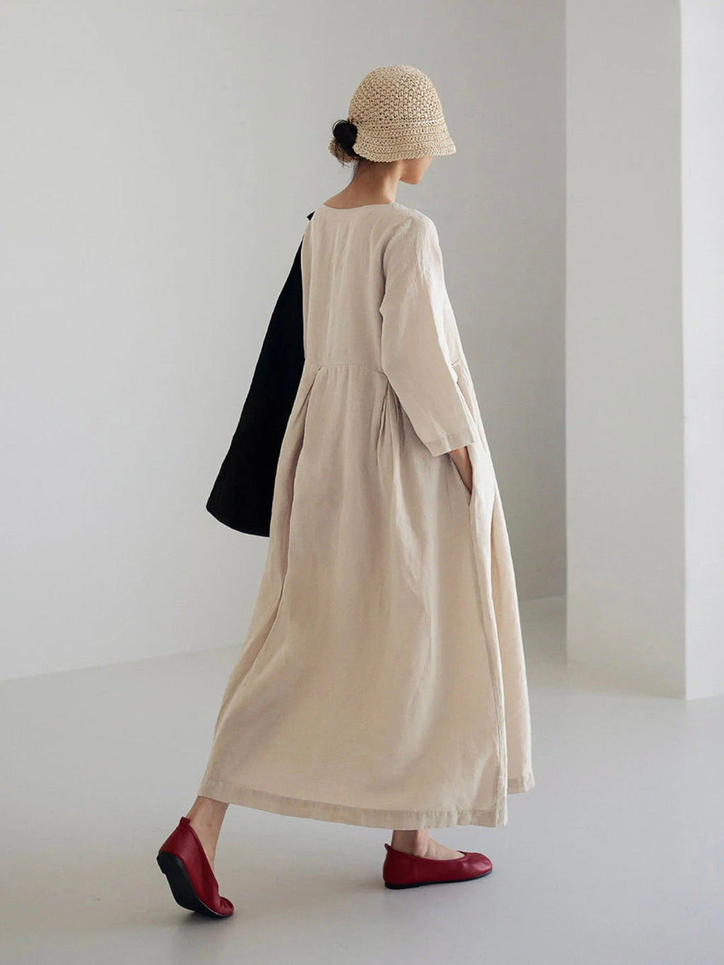 Jessica™ | Elegantes Kleid mit Taschen 