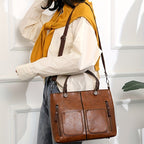 Große Tragetasche im Vintage-Stil