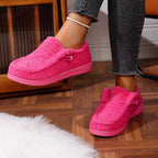 Nina | Warm Teddy Slippers