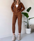 Veala | Refined Jacquard Knitted Sweater and Cardigan for Women