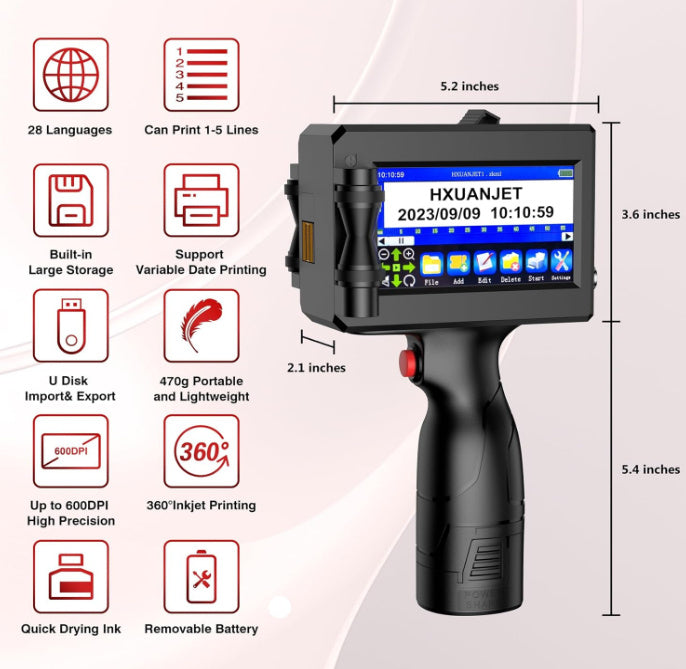 Digital Automatic Handheld Printer