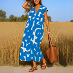 Topfitters™ | Graphic V-neck dress