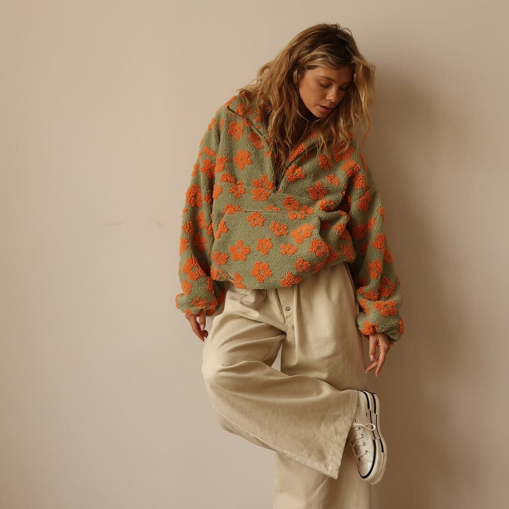 Suzan | Sweater with floral print 