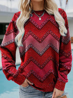 EVA – GEOMETRISCHES KASCHMIR-SWEATSHIRT