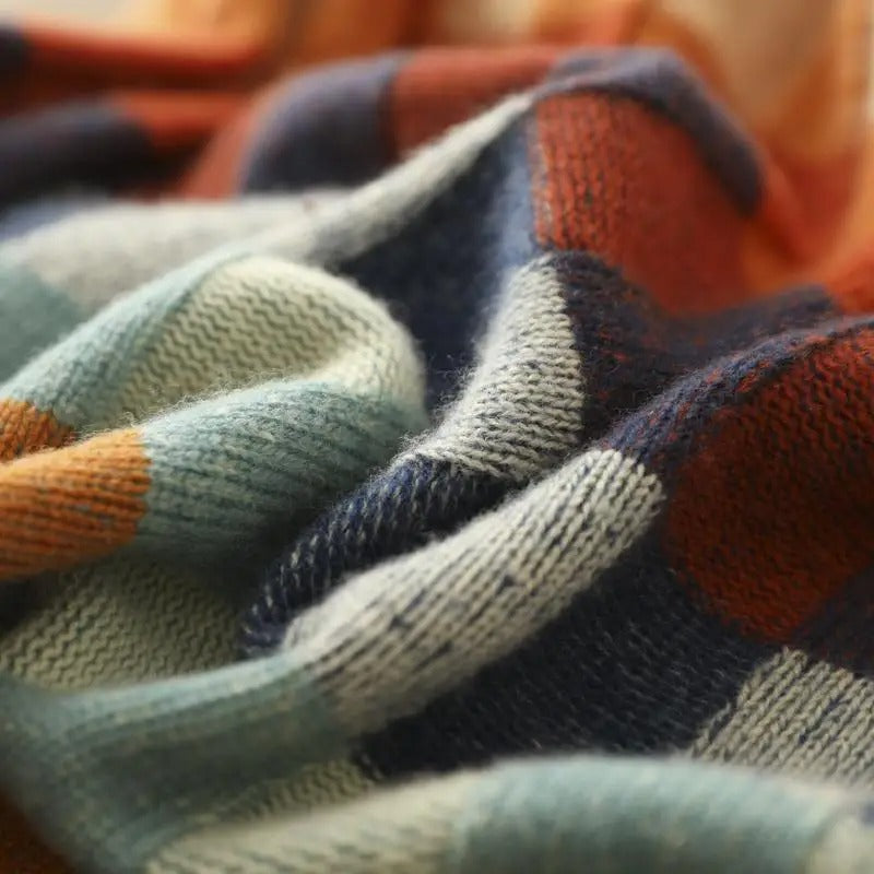 Moreau | Rollkragen-Patchwork aus Kaschmir-Couture