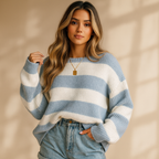 Maud | Gestreifter Pullover 