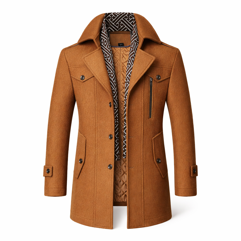 FRESH LABEL | Edward Wollen Overjas