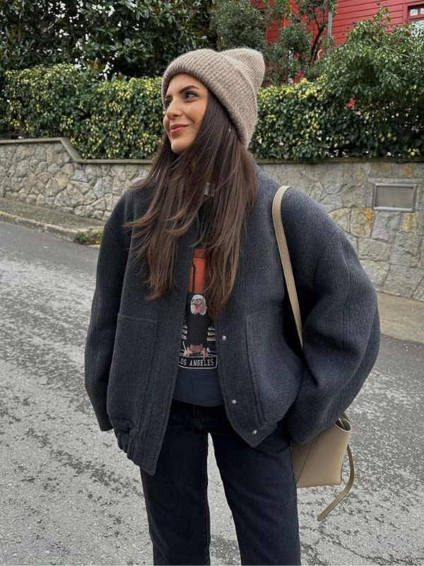 Florence | Loose Bomber Jacket Autumn