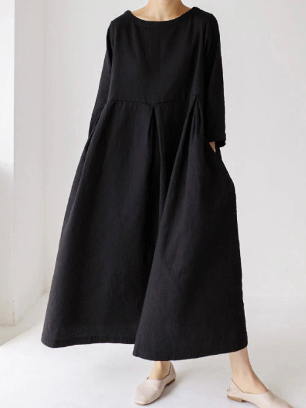 Jessica™ | Elegantes Kleid mit Taschen 