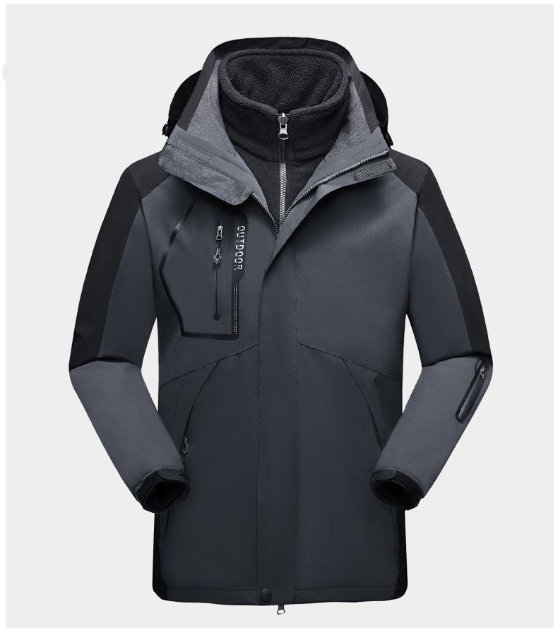 3-in-1 Outdoor-Schutzjacke | Wind- und wasserabweisend 