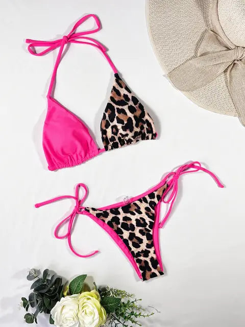 Wilderness Bliss Leopard Bikini Set