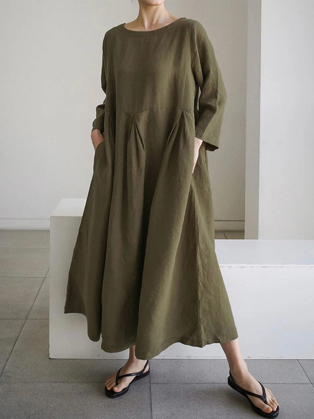 Jessica™ | Elegantes Kleid mit Taschen 