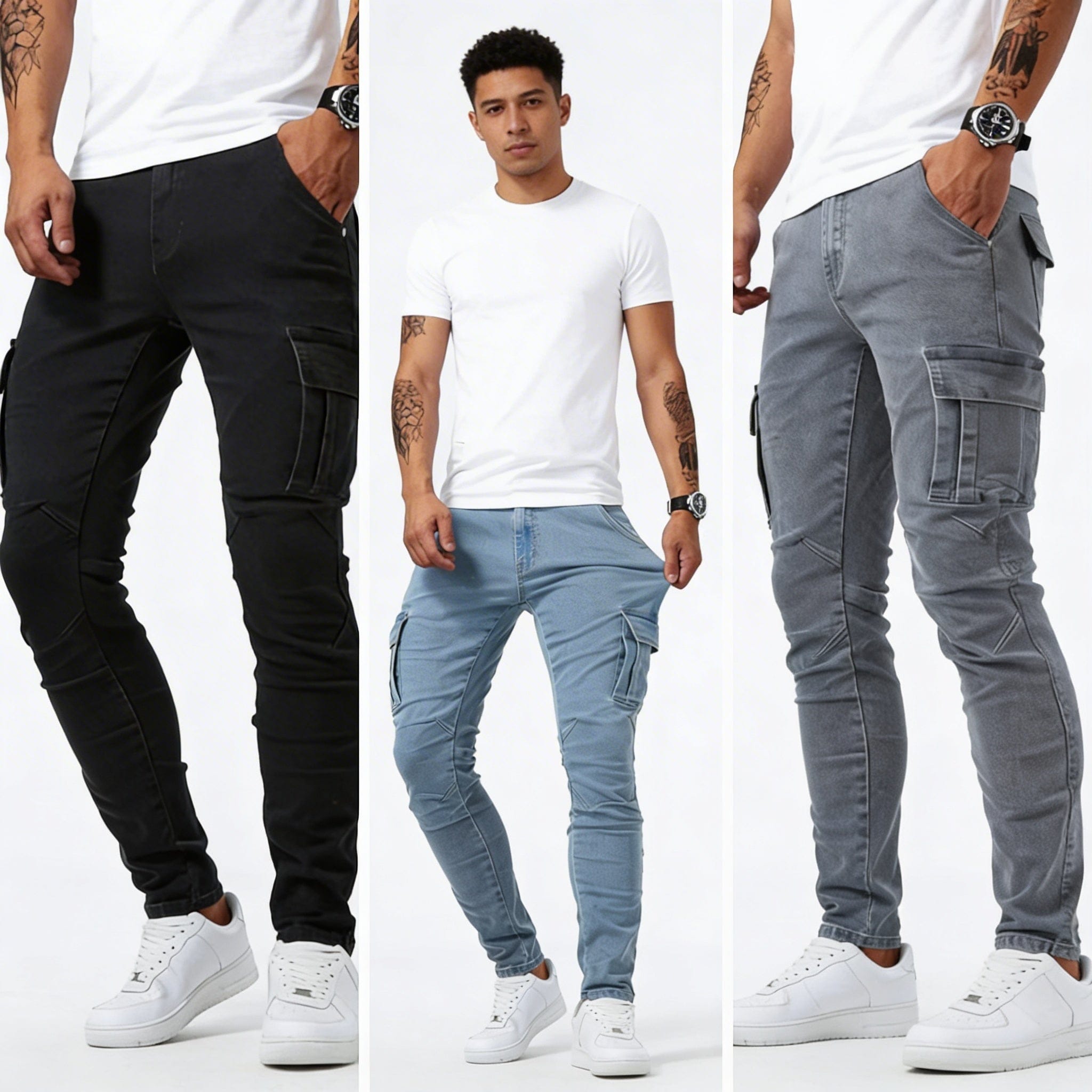 Brent | Moderne Cargo-Jeans
