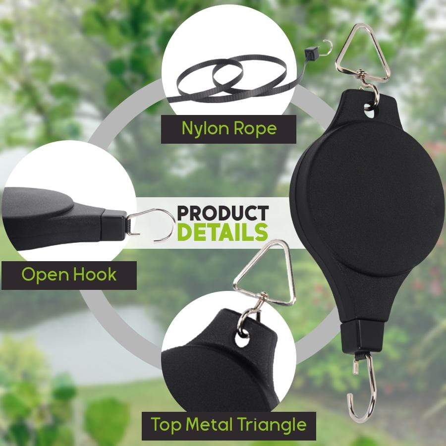 Retractable Plant Hanging Hook 