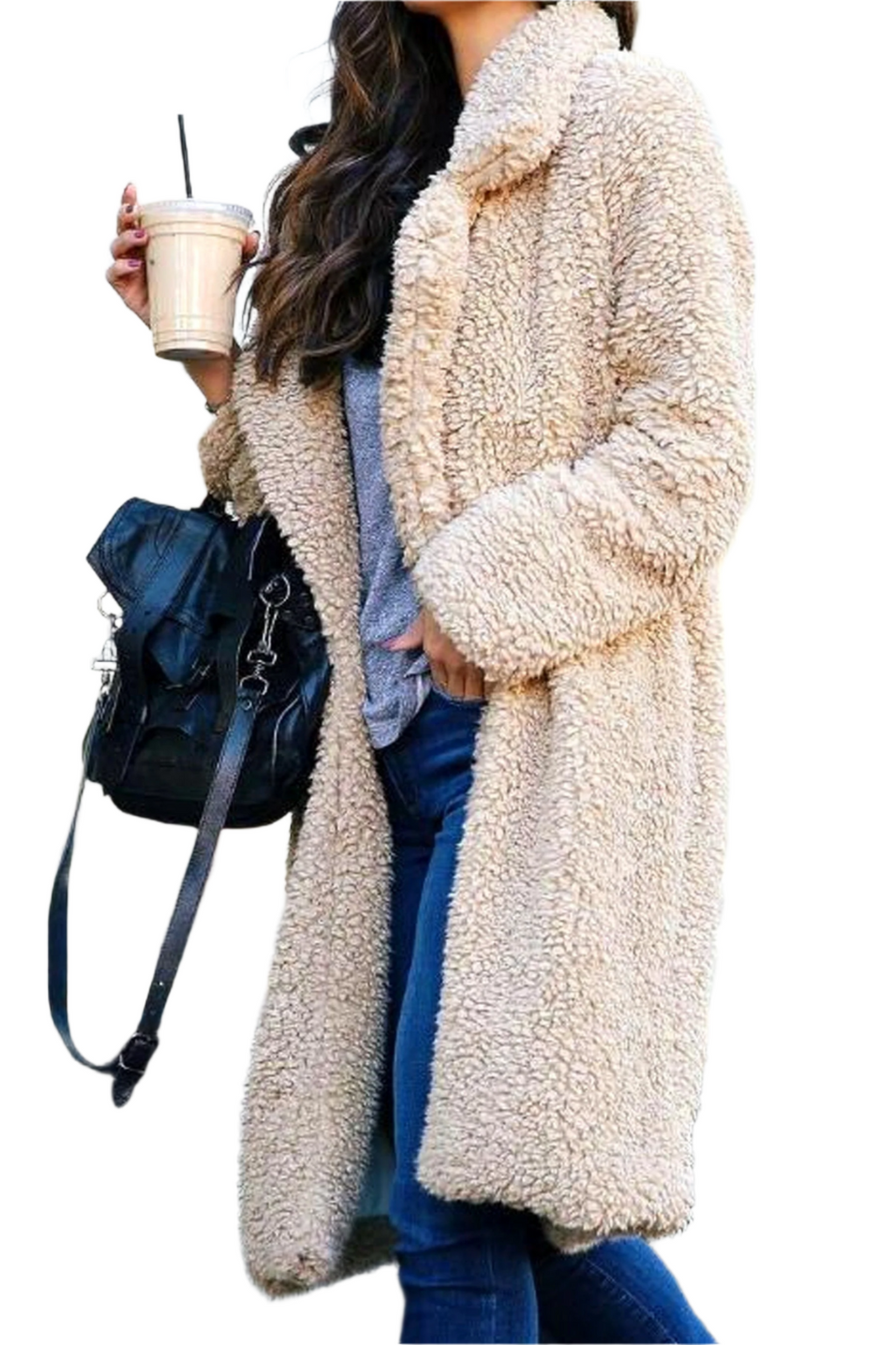 Alessia – Oversized Wool Women's Jacket