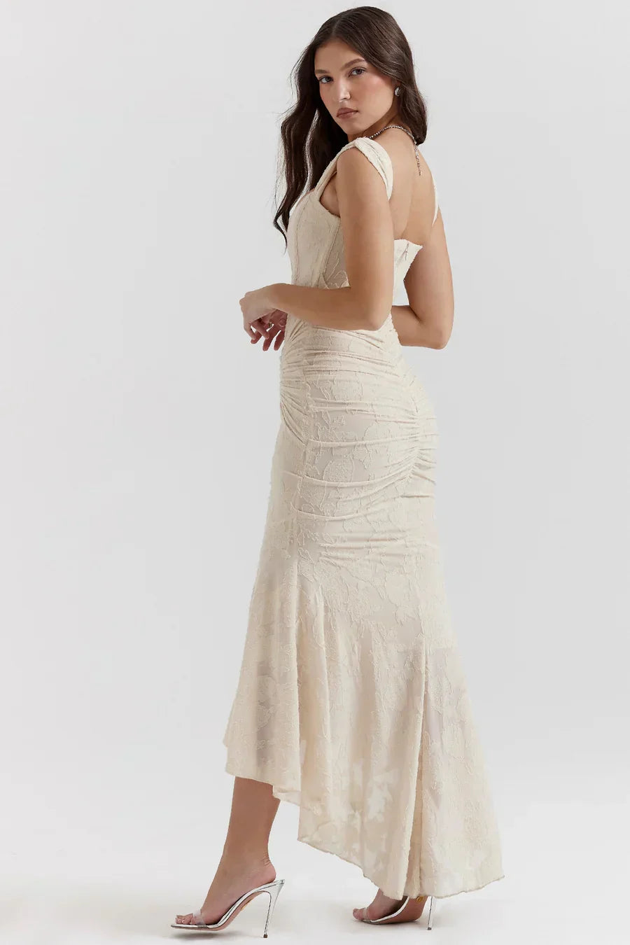 Casandra Lace Maxi-jurk