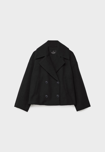 Alaia | Korte Dubbelgeknopte Jas