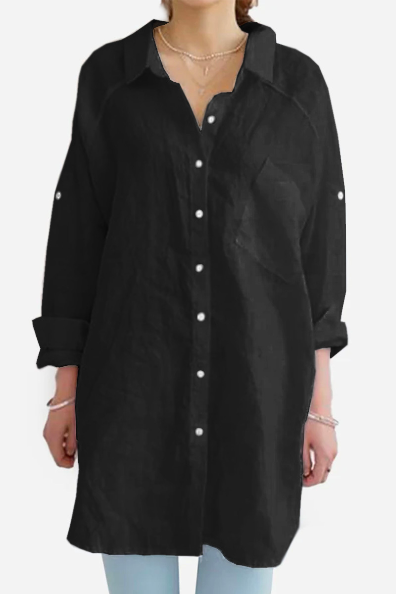 Annia™ | Oversized Linnen Blouse