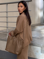 Lyra | Strickrock-Set mit V-Ausschnitt 