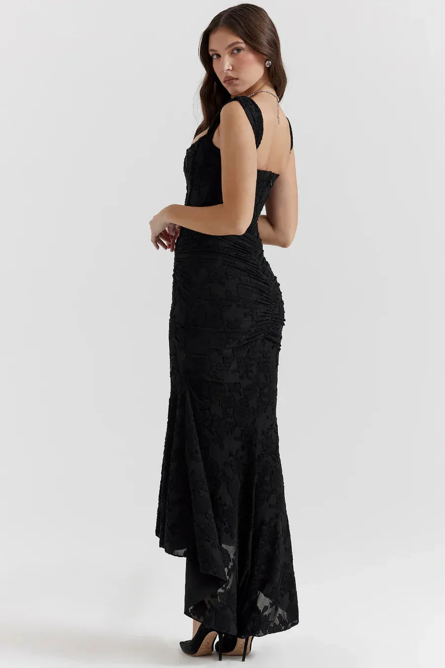 Casandra Lace Maxi-jurk