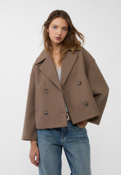 Alaia | Korte Dubbelgeknopte Jas