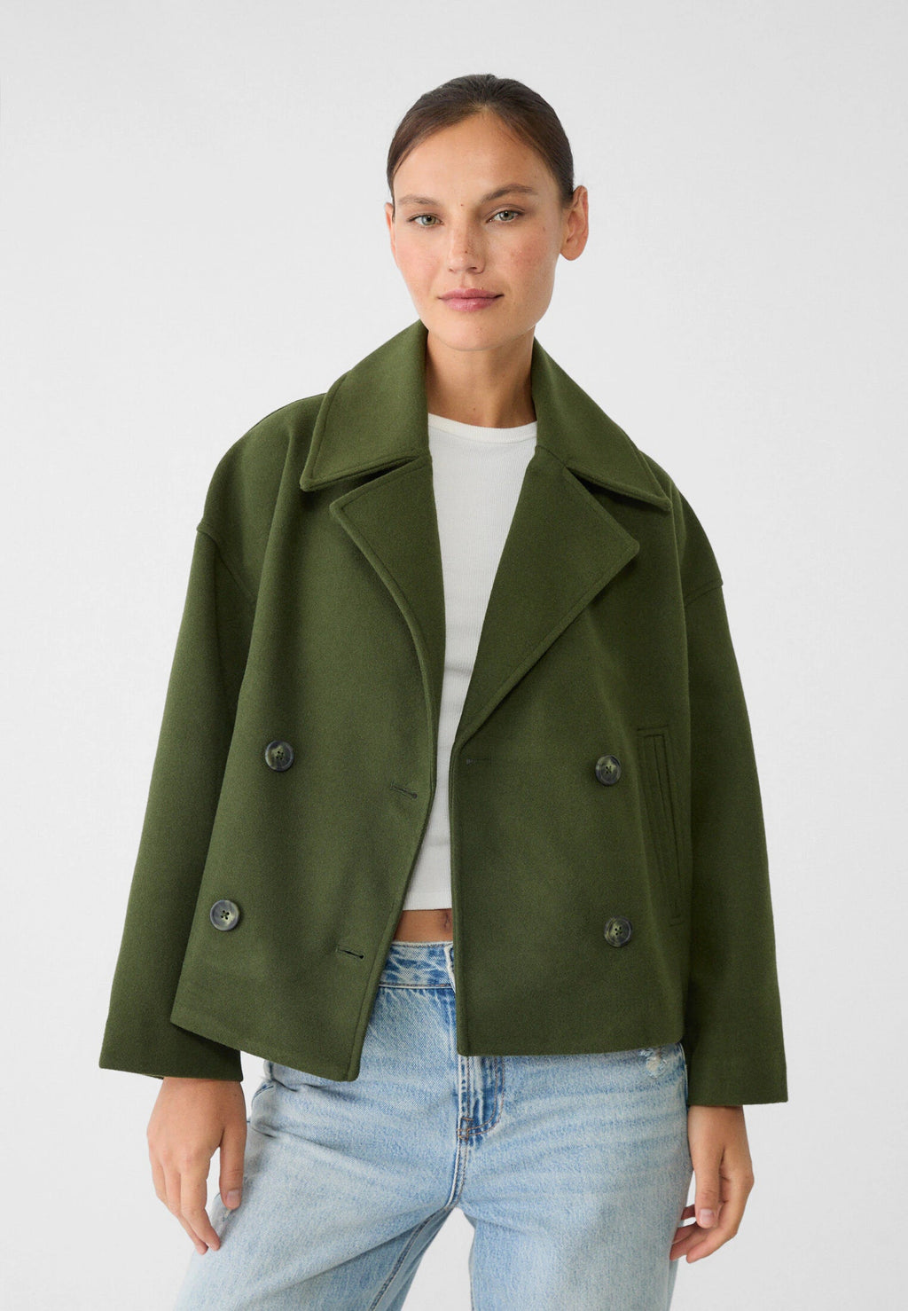 Alaia | Short Double-Buttoned Coat