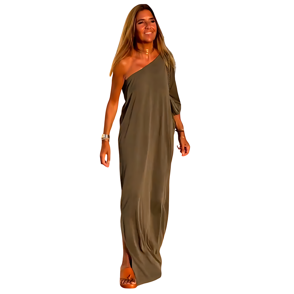 Carlotia™ - Diagonaal Schouder Jurk