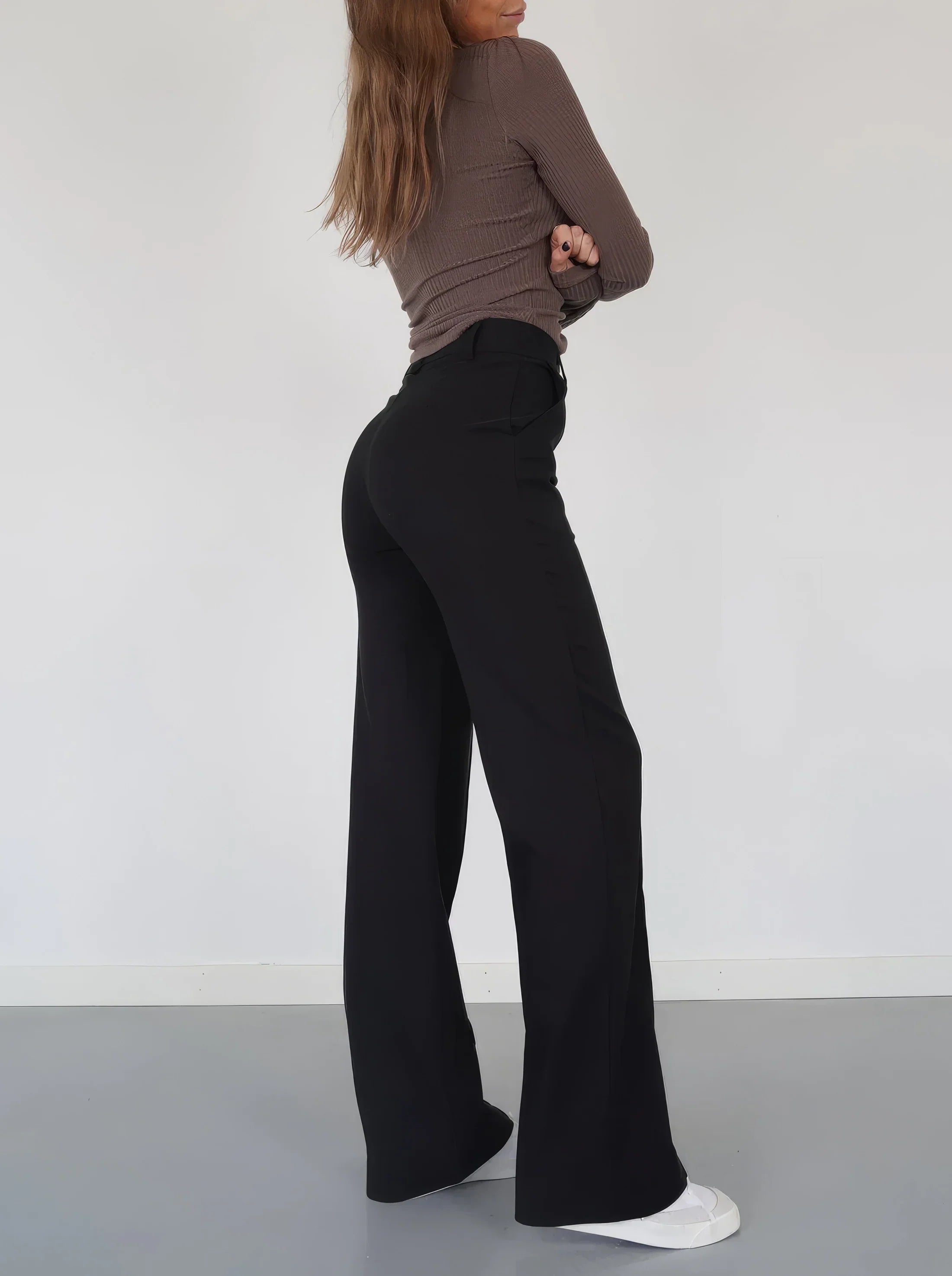 Luna | Weite Hose mit hohem Bund