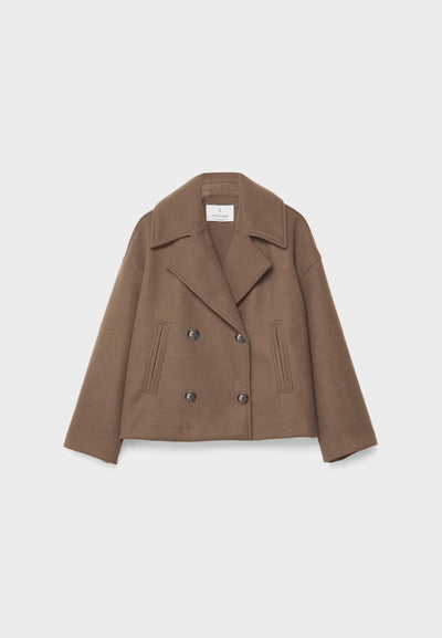 Alaia | Korte Dubbelgeknopte Jas