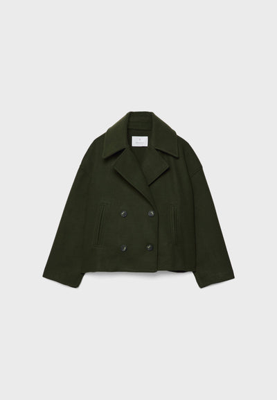 Alaia | Korte Dubbelgeknopte Jas