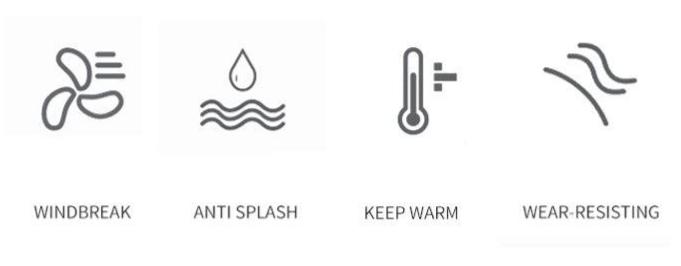 3-in-1 Outdoor-Schutzjacke | Wind- und wasserabweisend 