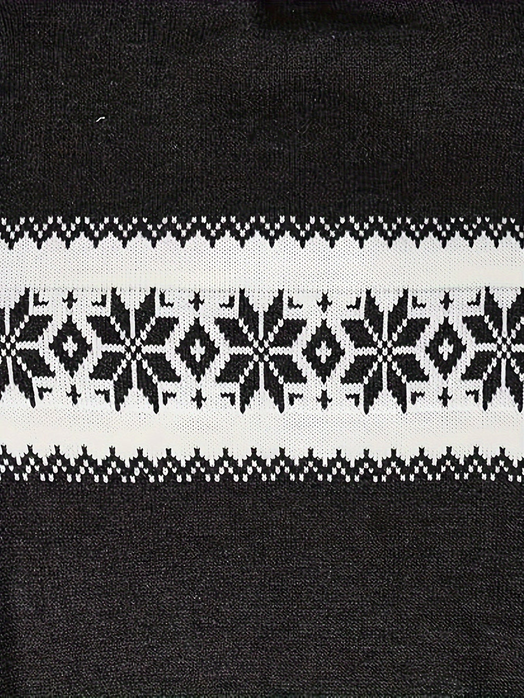 Jasper | Gemütlicher, gestrickter Weihnachtspullover mit festlichem Muster 