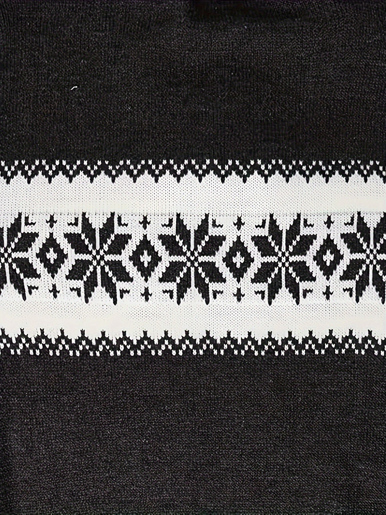 Jasper | Gemütlicher, gestrickter Weihnachtspullover mit festlichem Muster 