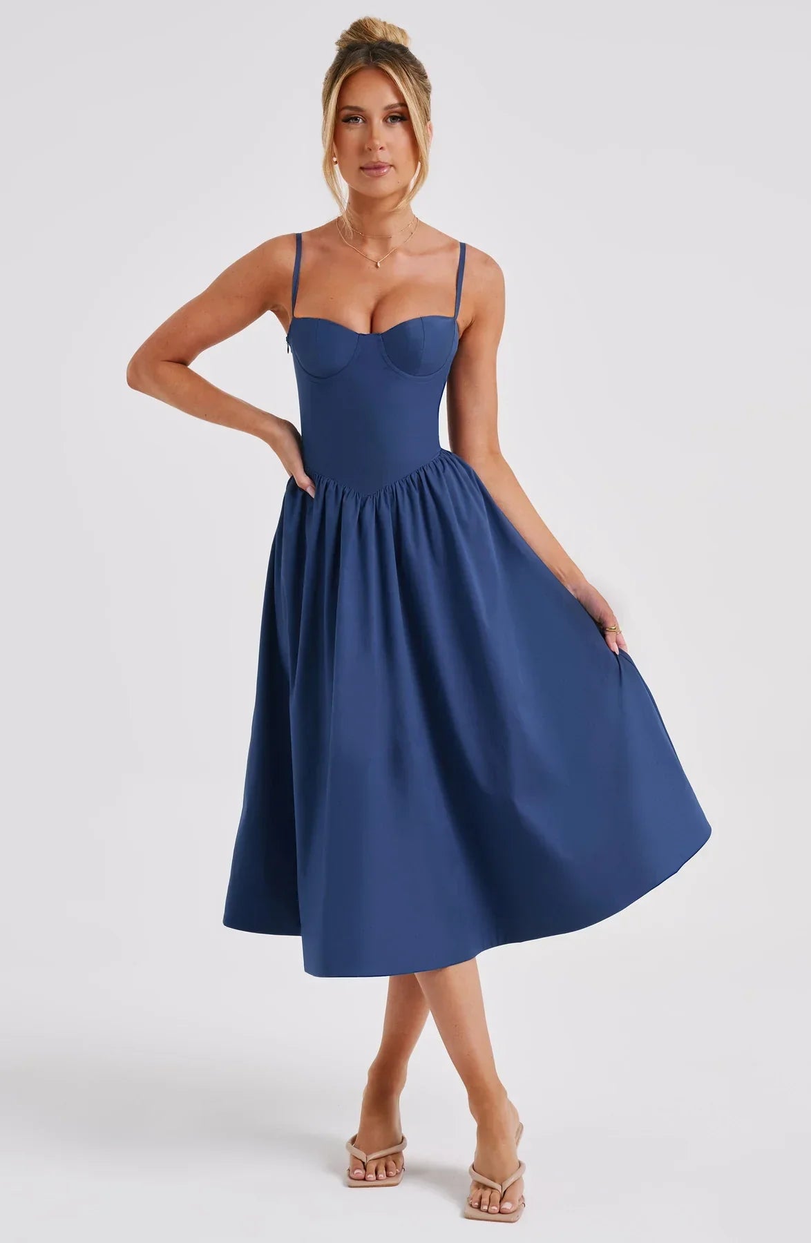 Dailey™ – Midi-Sommerkleid mit Augenöffner 