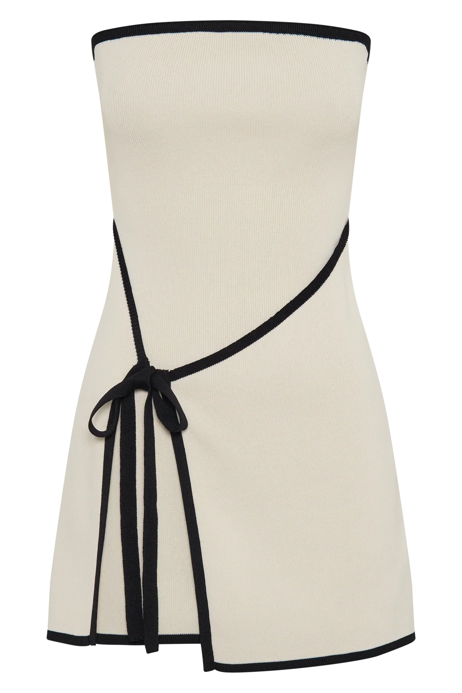 Mewena™ – Trägerloses Strick-Minikleid
