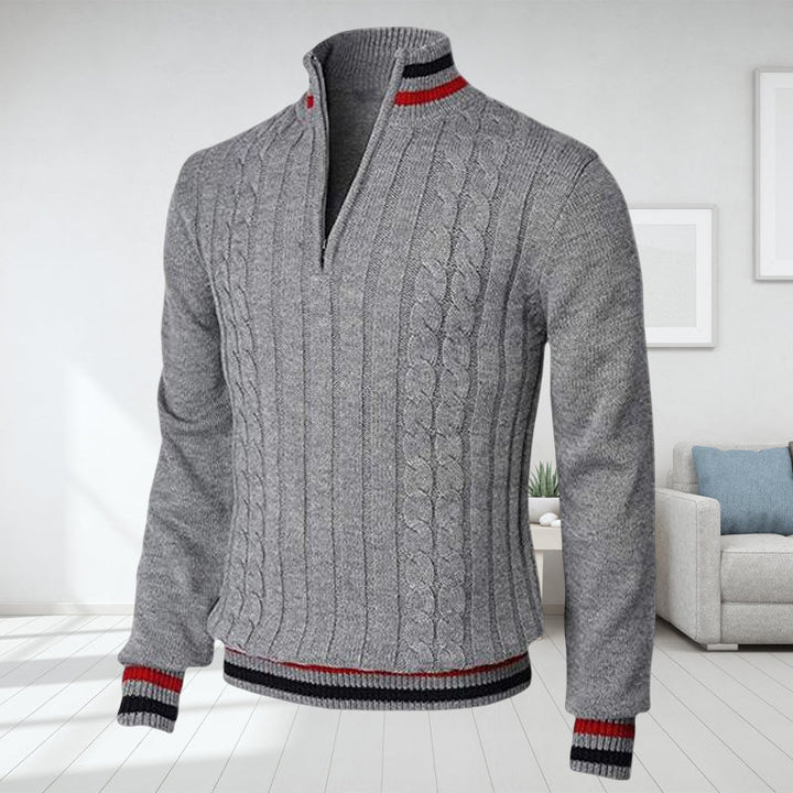 Peterson™ | Gestrickter Rollkragenpullover Herbst