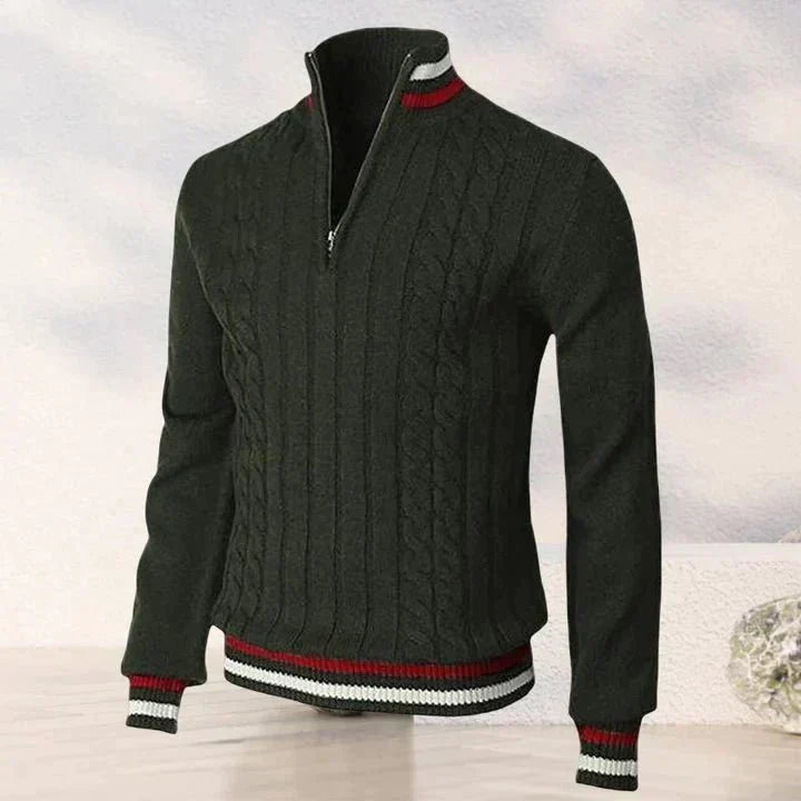 Peterson™ | Gestrickter Rollkragenpullover Herbst