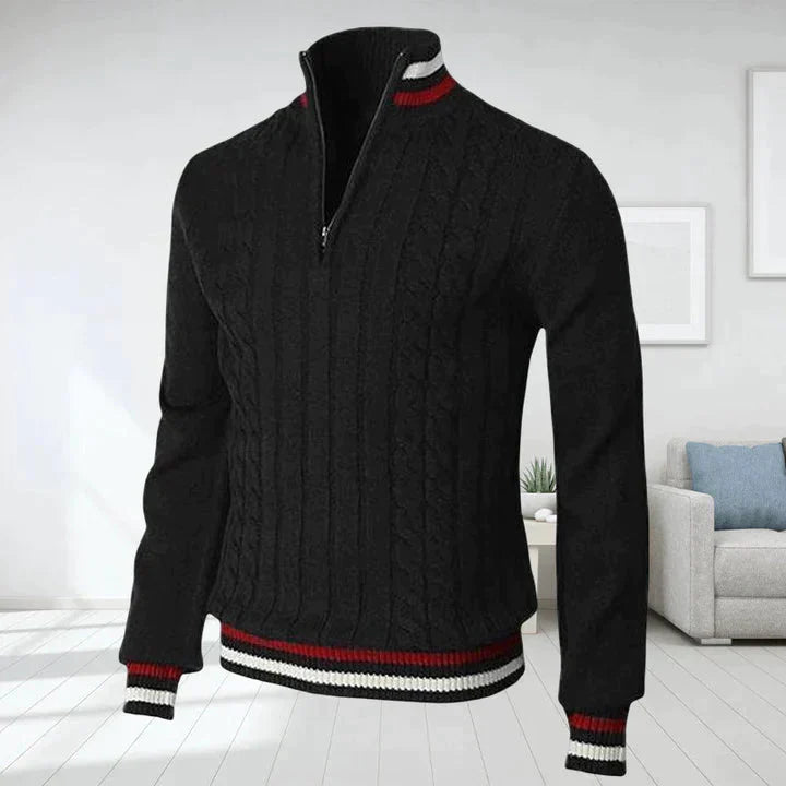 Peterson™ | Gestrickter Rollkragenpullover Herbst