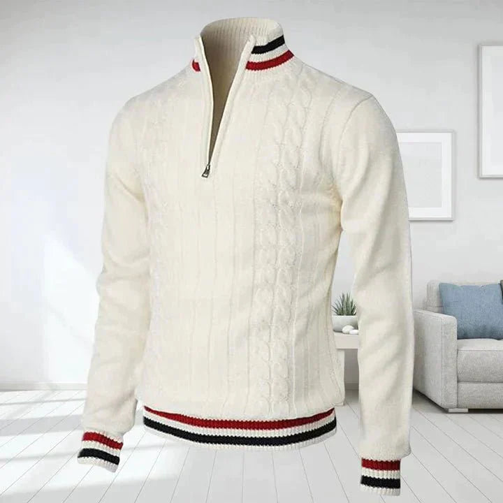 Peterson™ | Gestrickter Rollkragenpullover Herbst