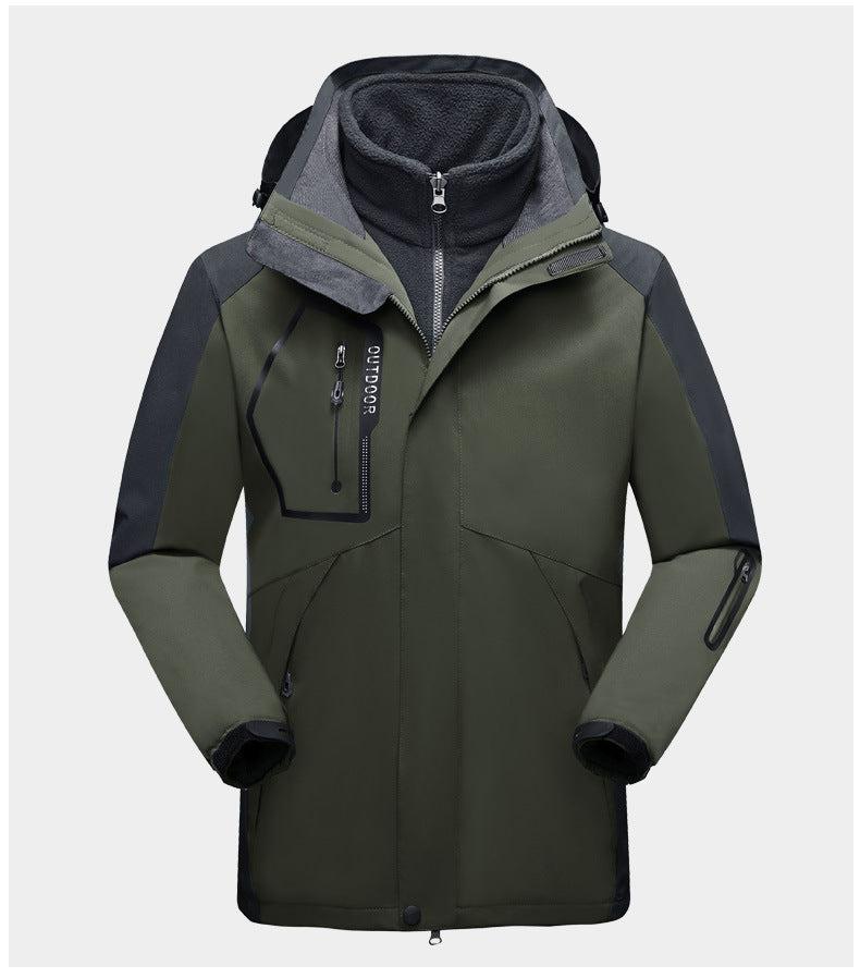 3-in-1 Outdoor-Schutzjacke | Wind- und wasserabweisend 