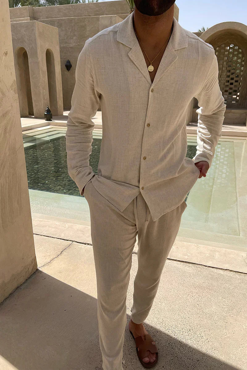 Nico – Lightweight Men's Linen Summer Set