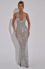 Catherina | Pailletten Maxi Dress