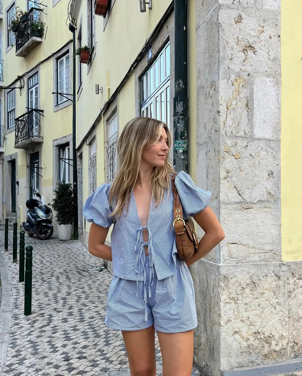 Laryn™ - Casual Set Ruitmotief