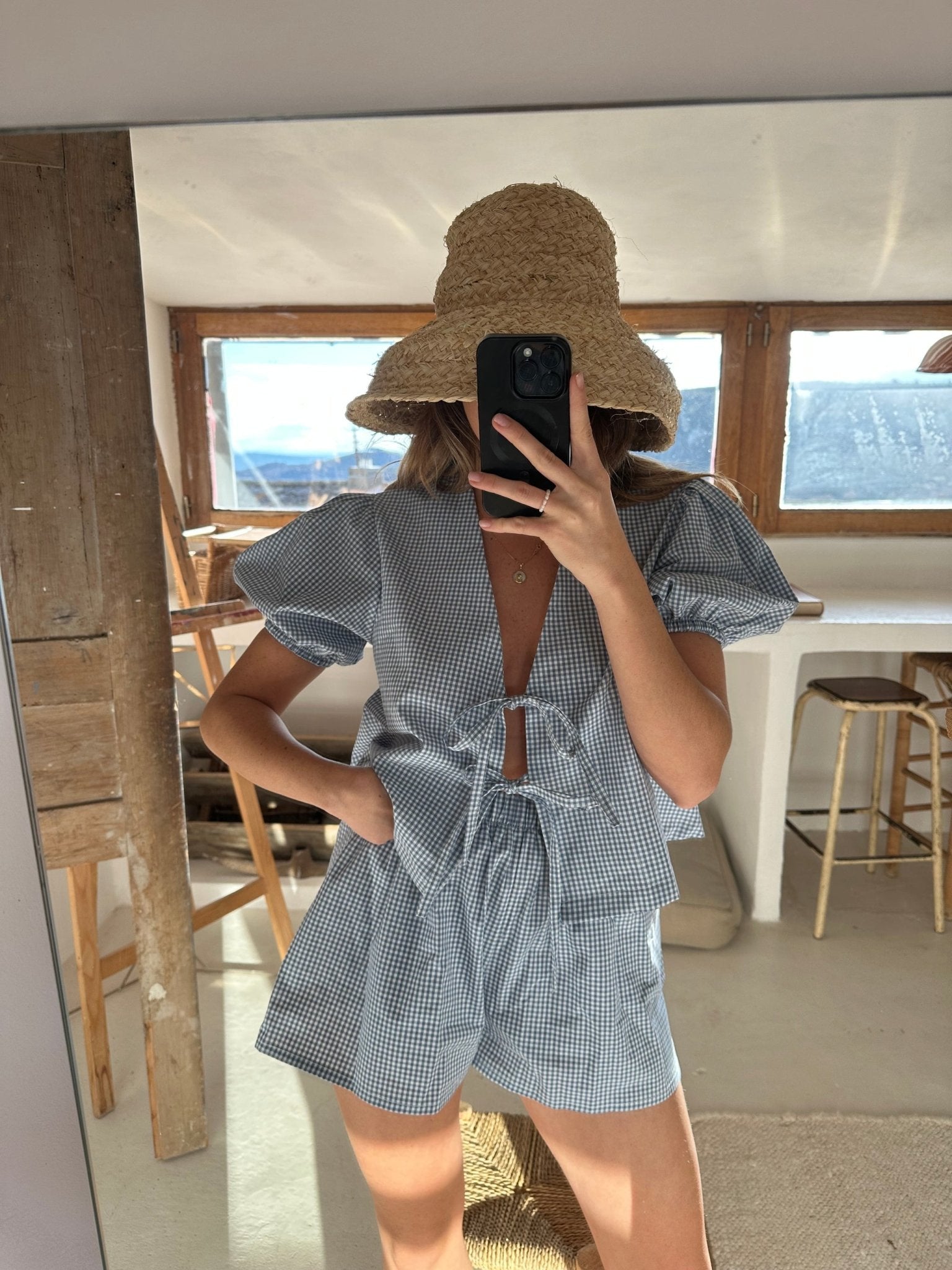 Laryn™ - Casual Set Ruitmotief