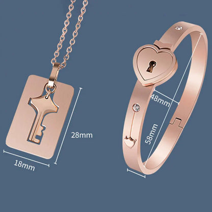 Lovekey™ - Key heart bracelet and necklace