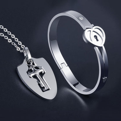 Lovekey™ - Key heart bracelet and necklace