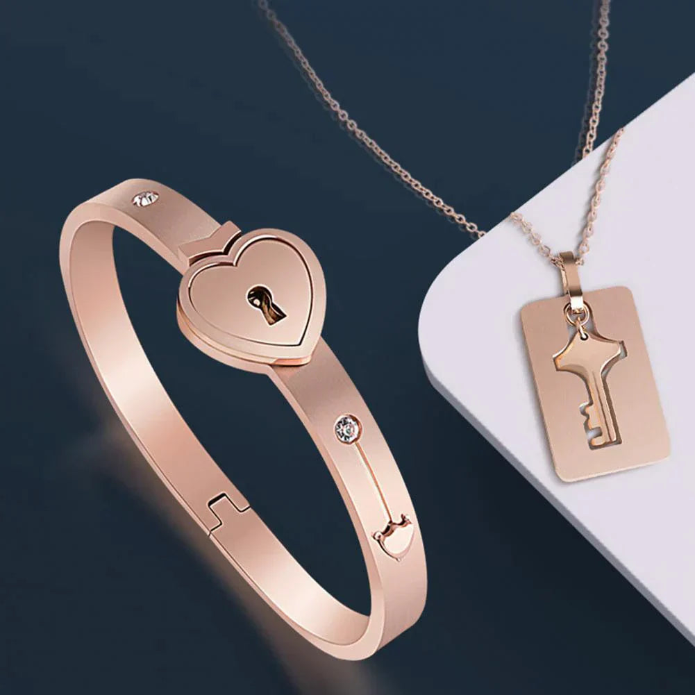 Lovekey™ - Key heart bracelet and necklace