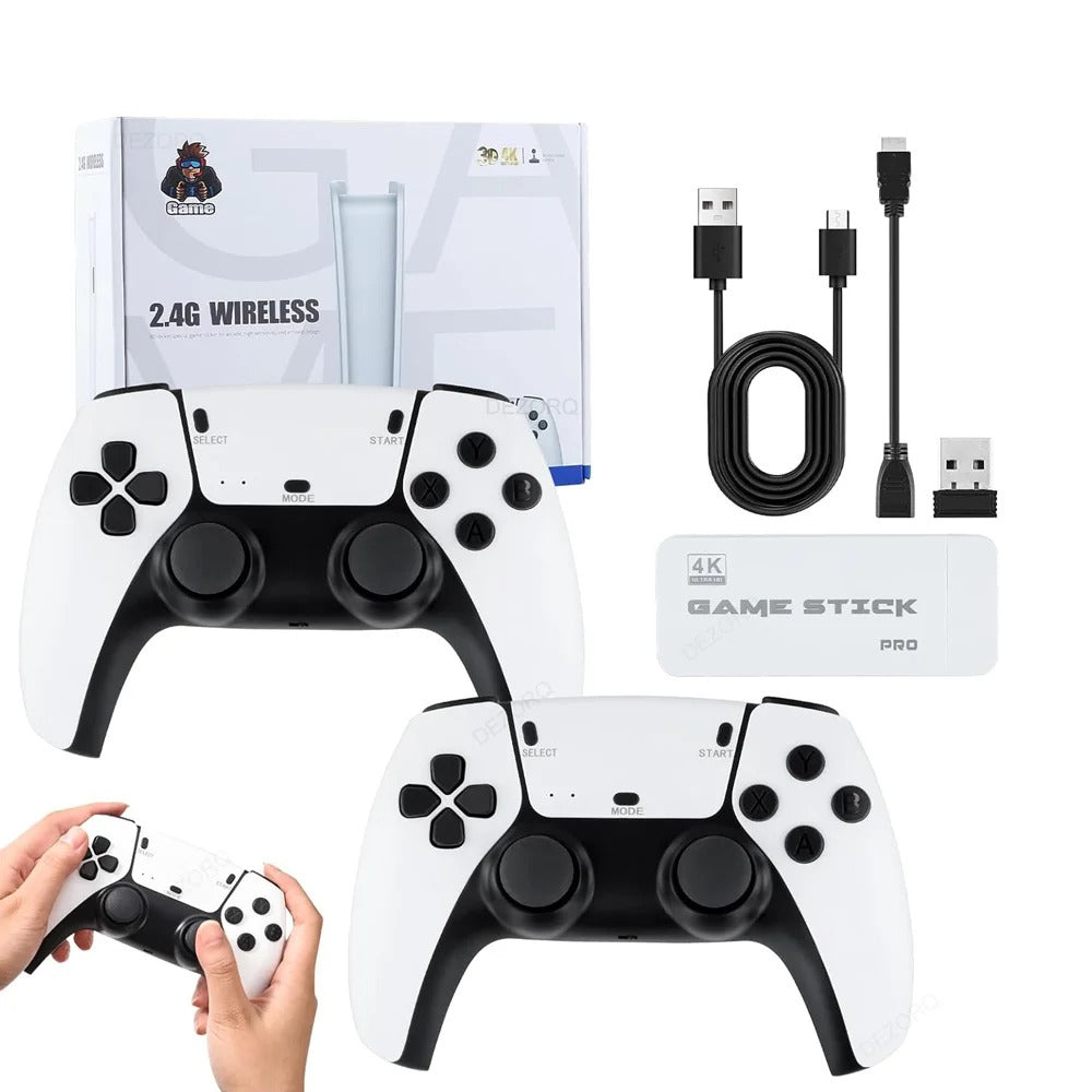 Game Stick™ 4k PRO + 2 PS5 controller