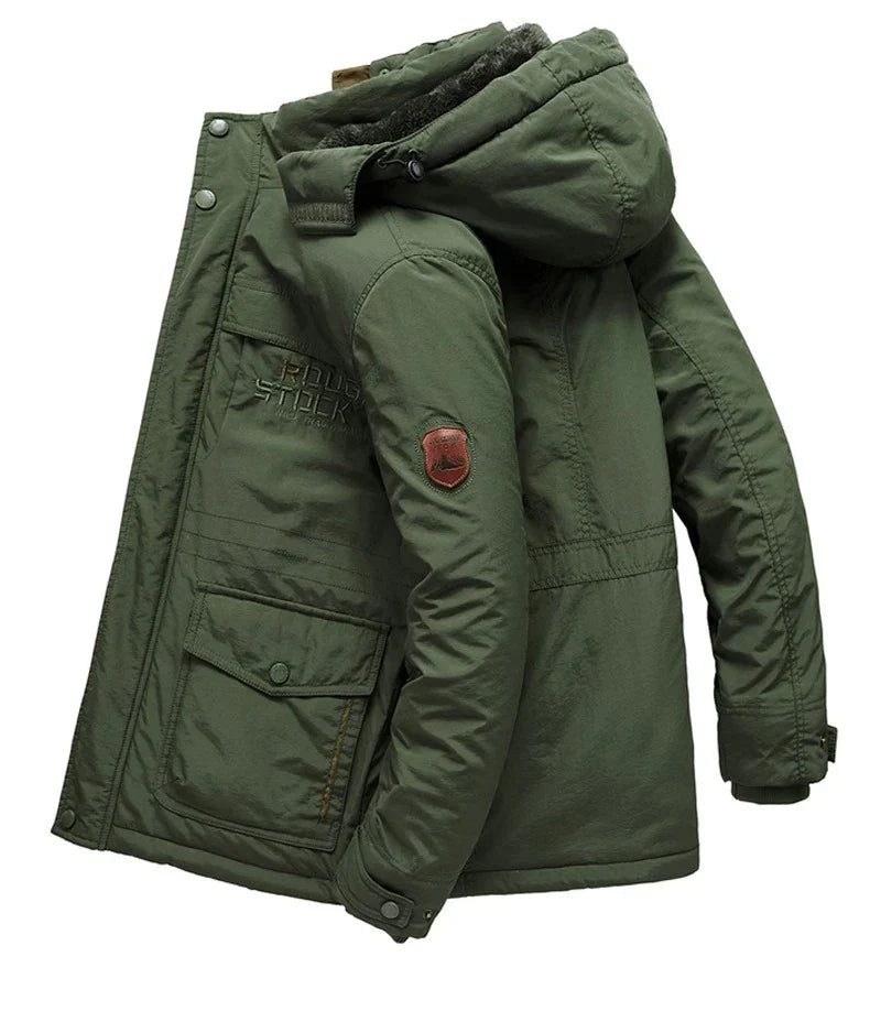 Bjorn | Warme Heren Fleece Winterjas Van Premium Wolmix